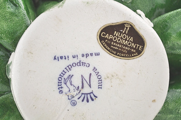 Antique Nuova Capodimonte Candleholders