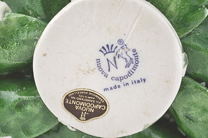 Antique Nuova Capodimonte Candleholders