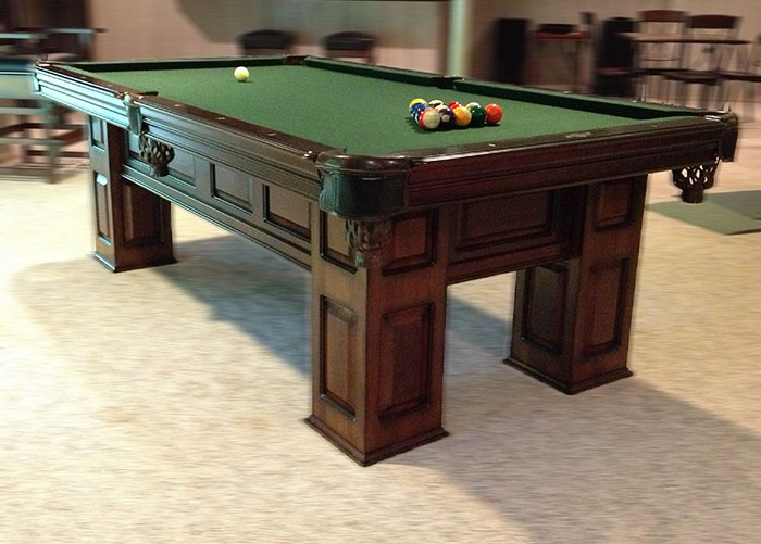 American Heritage Billiard Table with Accessories