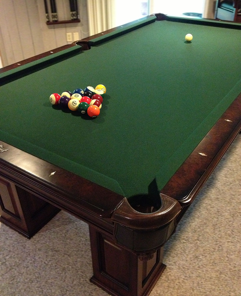 American Heritage Billiard Table with Accessories