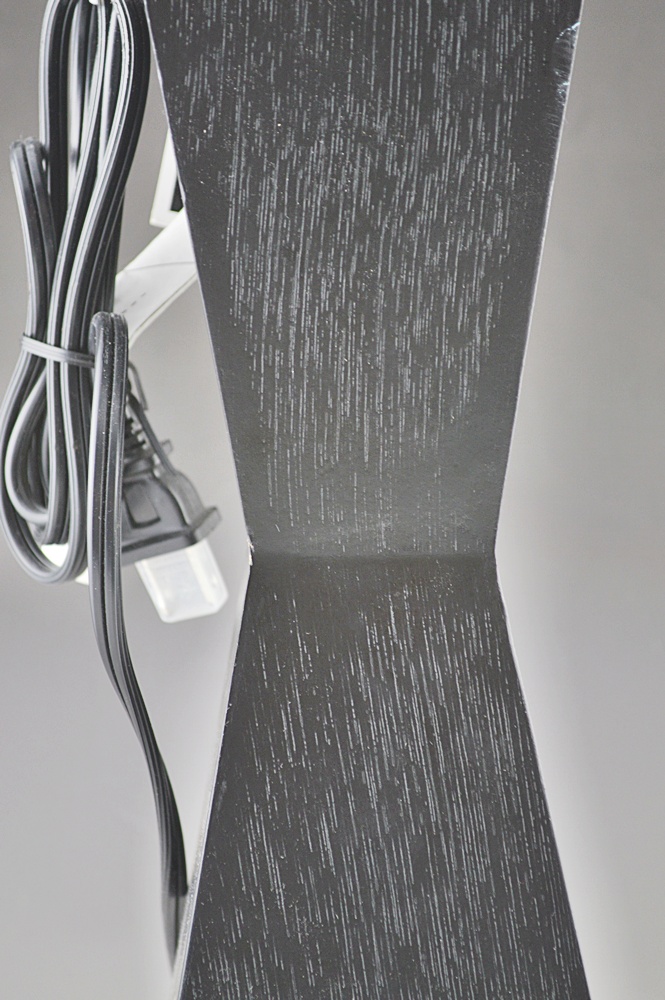 Modern Wooden Black Lamp Base