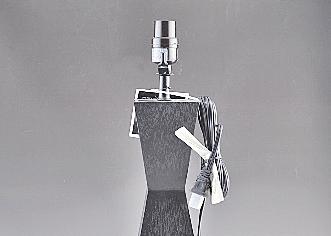 Modern Wooden Black Lamp Base