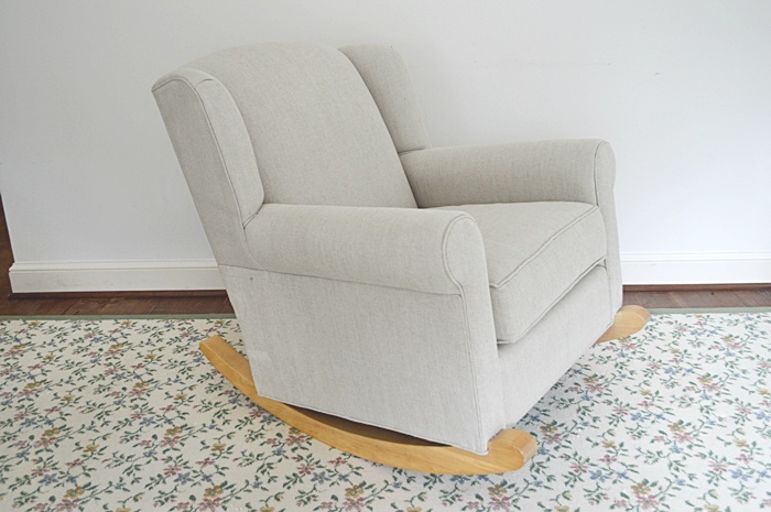 Crate and Barrel Club Chair Rocker