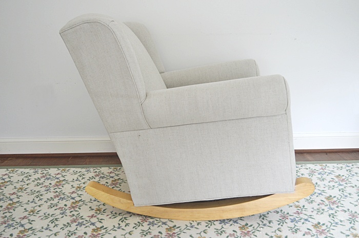 Crate and Barrel Club Chair Rocker