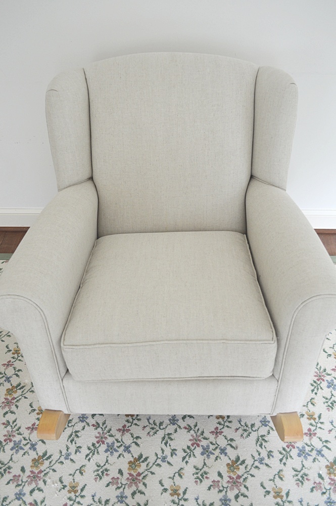 Crate and Barrel Club Chair Rocker