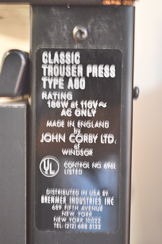 2 Trouser Press Machines