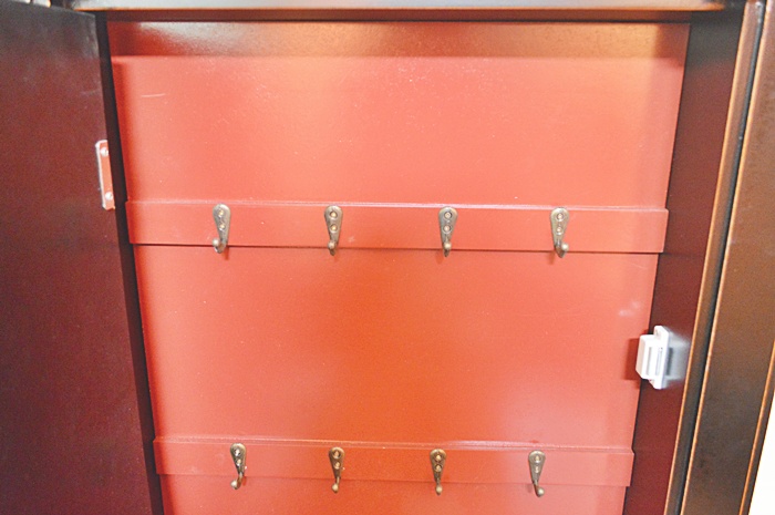 Wall Mountable Key Holder in Distressed Black Finish