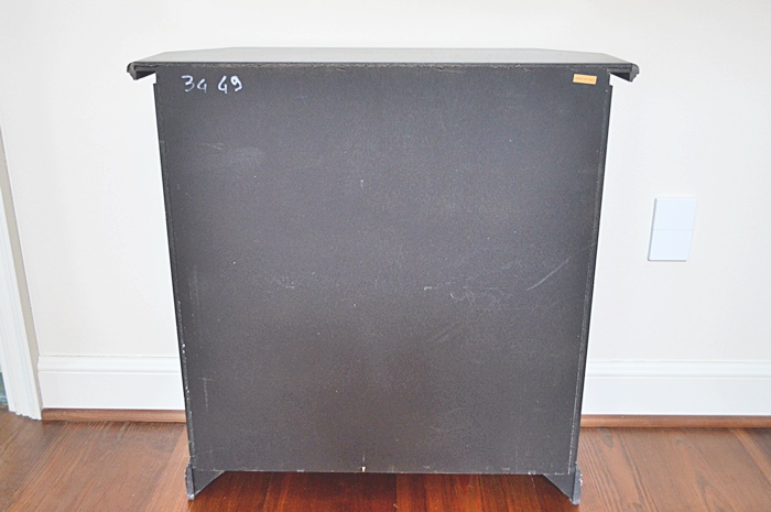 Narrow Italian-made Distressed Black Finish Occasional Table