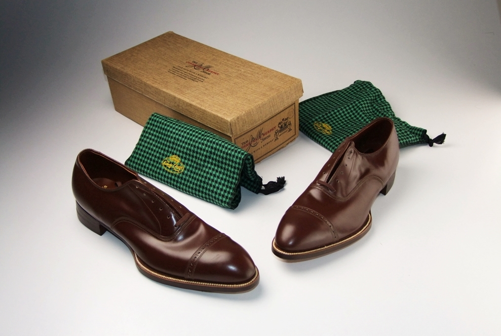 Edwin Clapp Gentleman's brown leather "New Englander" shoes