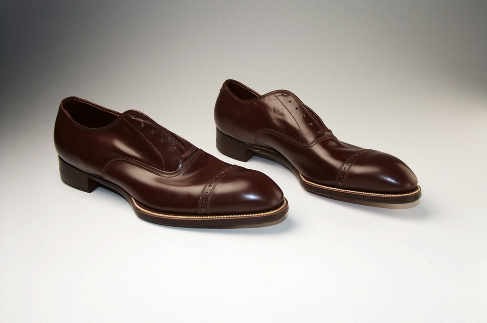 Edwin Clapp Gentleman's brown leather "New Englander" shoes