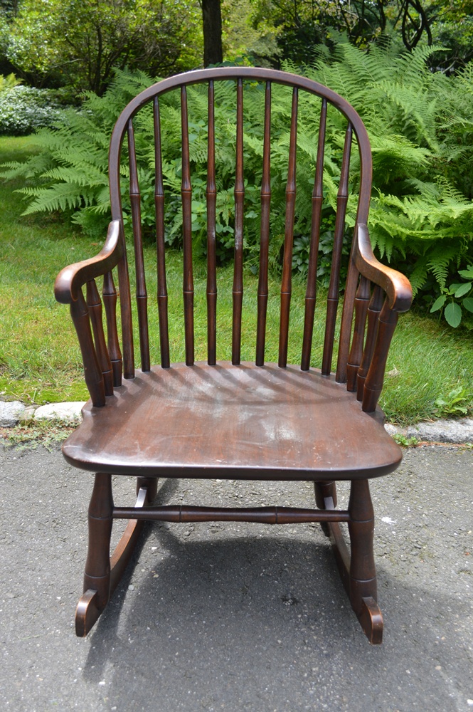 Wooden Windsor Rocking Chair