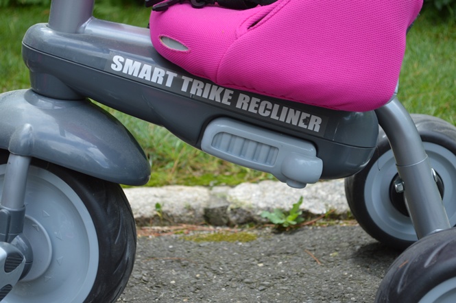 Two Bright Pink SmartTriker Toddler Tricycles
