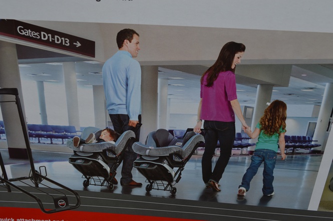 Two New  Britax Car Seat Travel Cart