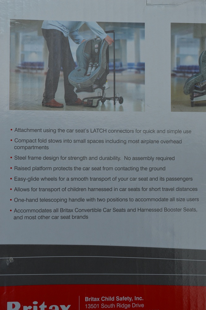 Two New  Britax Car Seat Travel Cart
