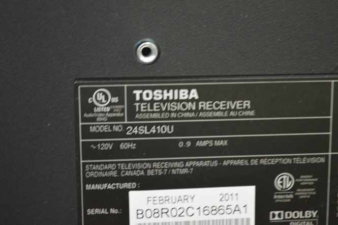 Toshiba Flat Screen TV