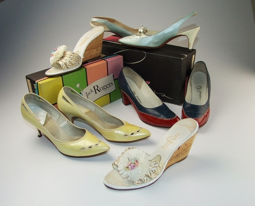 Four pair of Ladies vintage shoes