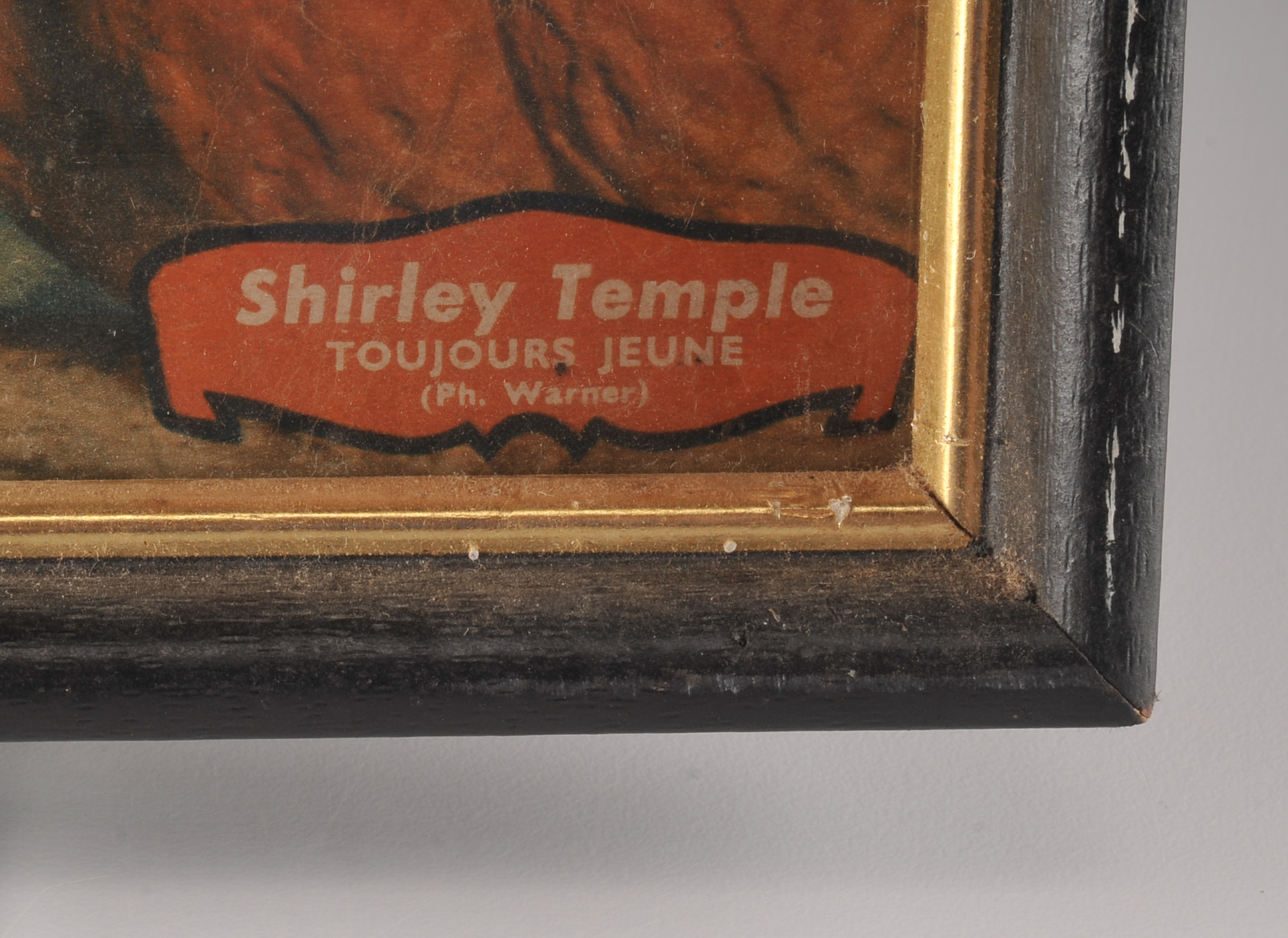Vintage Shirley Temple Framed Magazine Cover