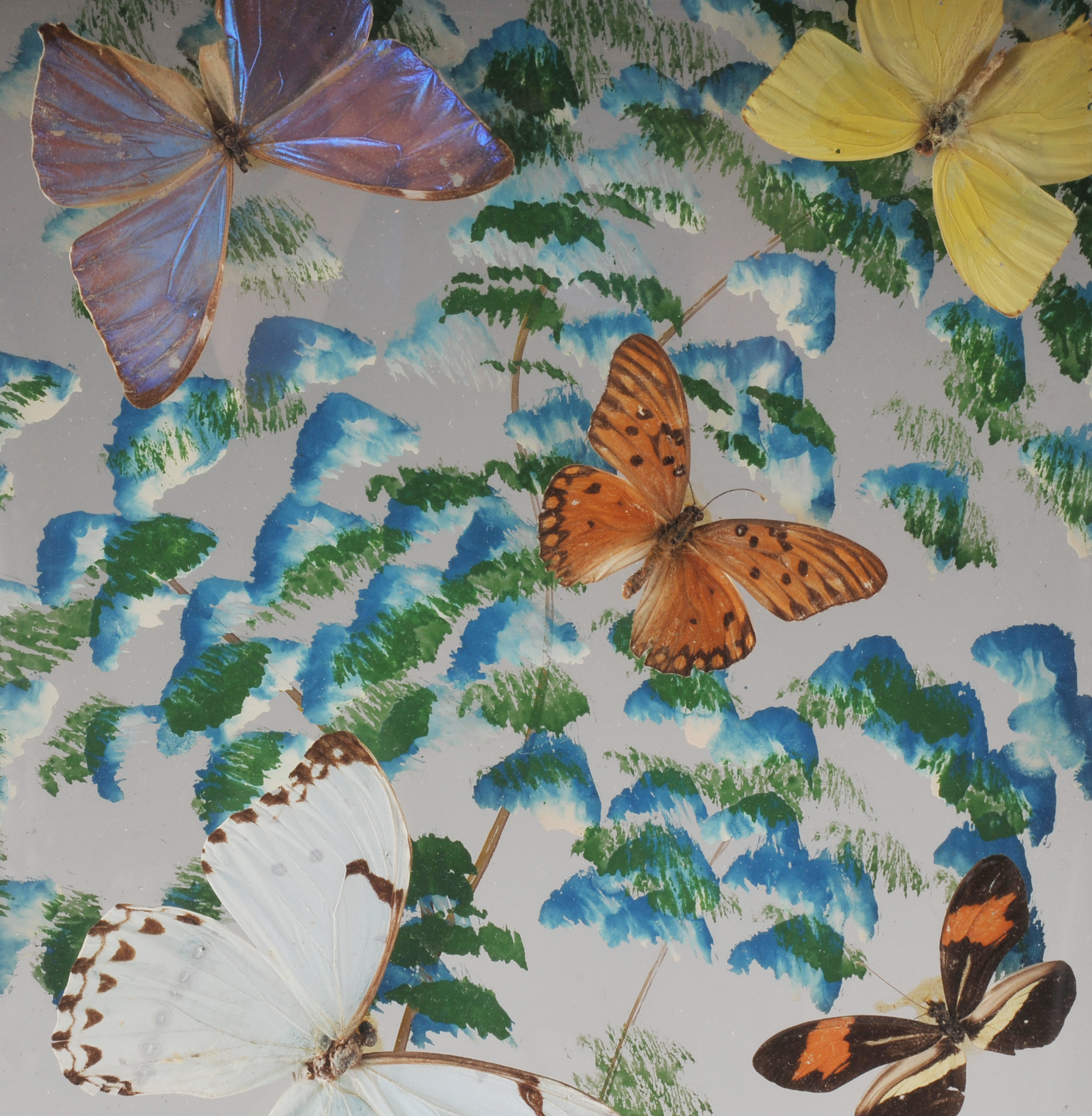 Framed Artisan Butterfly Art