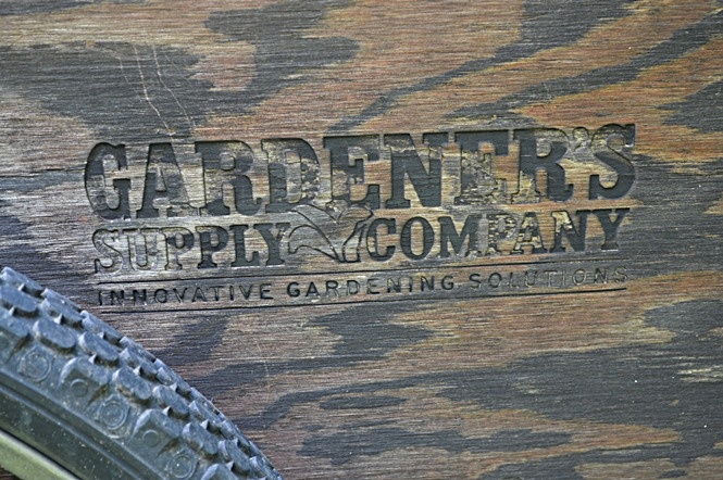 Gardener's Supply Company Rolling Wooden Garden Cart