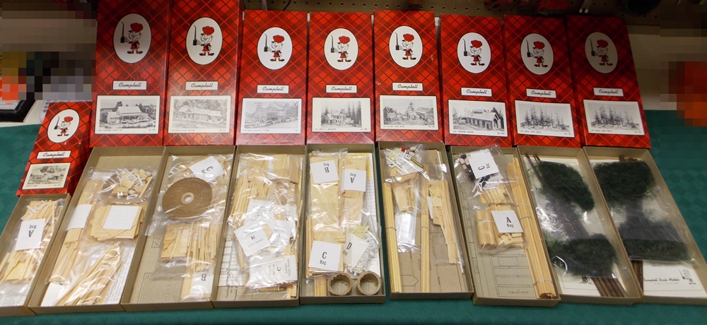 Vintage Railroad Model Kits, Campbell