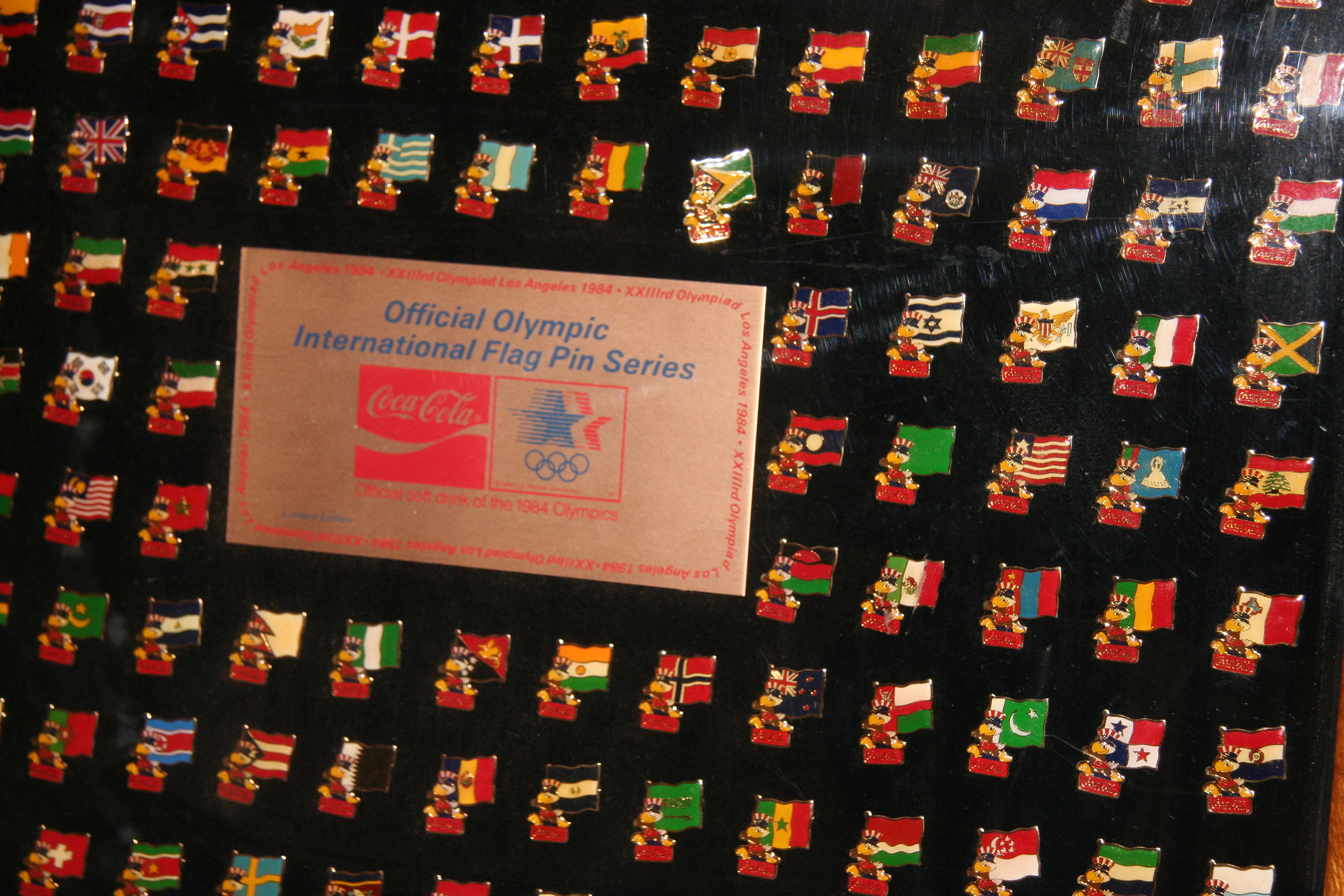 Olympic International Flag Pins