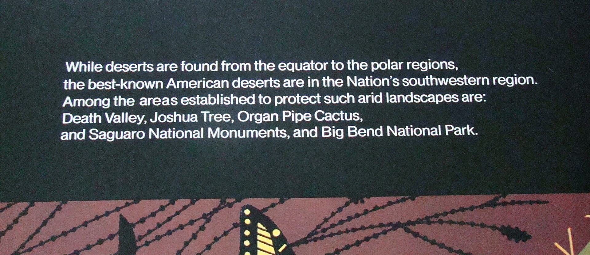 "The Desert" poster by Charley Harper 