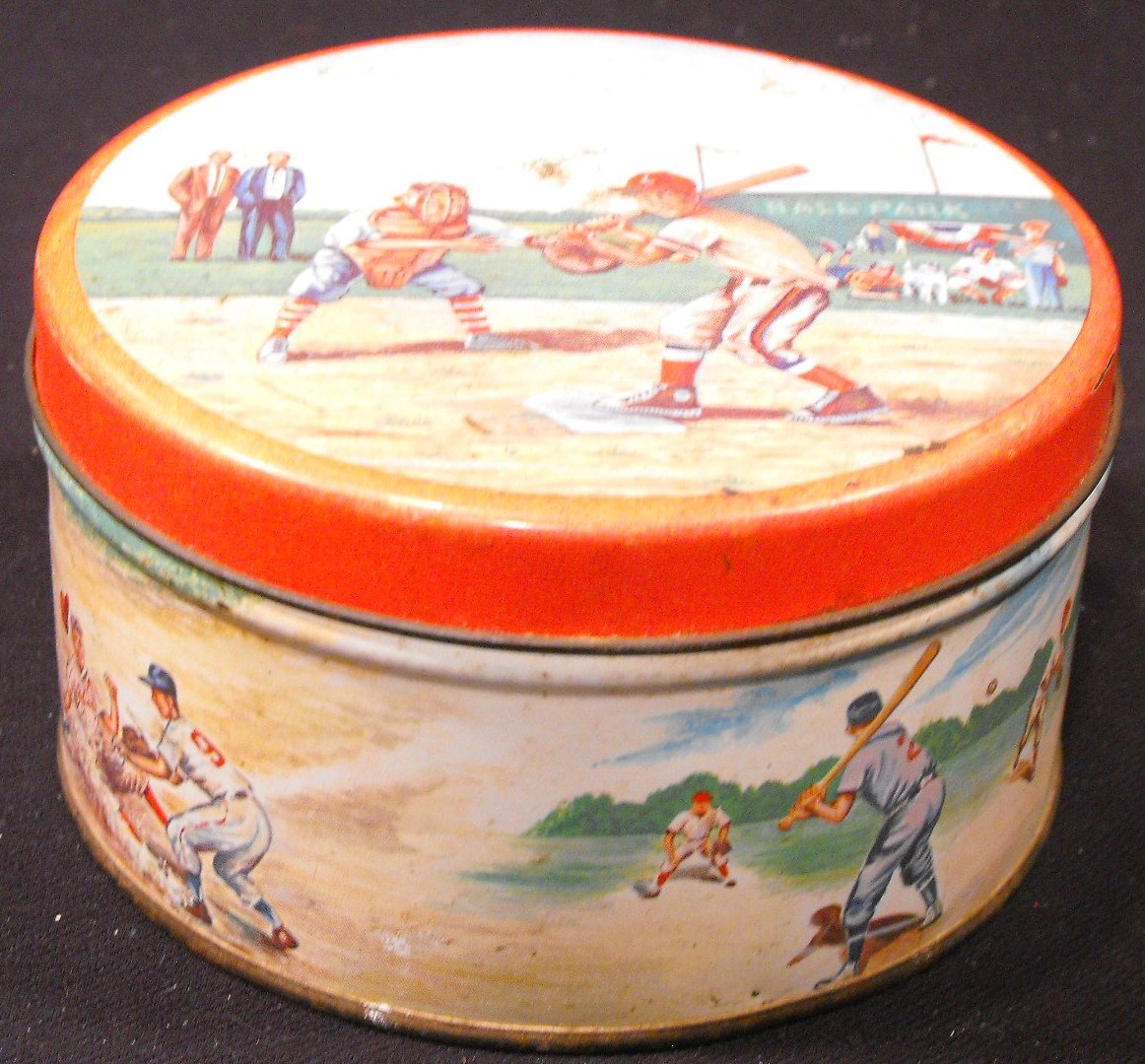 (2) Vintage Sport Tins, Baseball & Golf