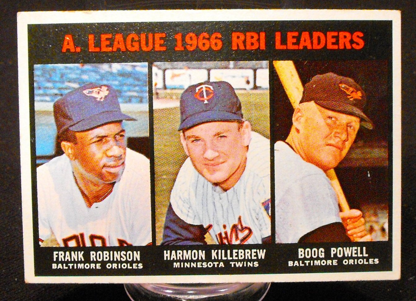 (4) 1960s Topps Baseball Cards NL & AL Leader Cards