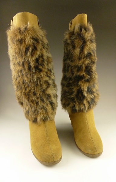 Colin Stuart Faux Fur Boots