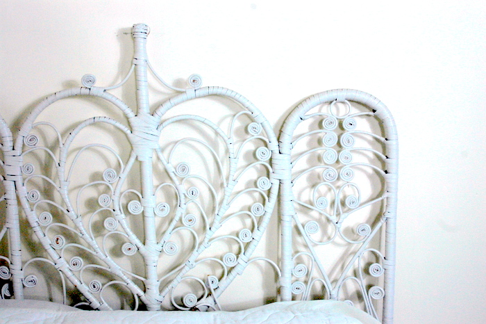 Twin Wicker Headboard