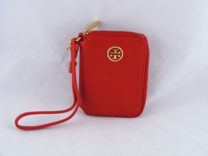 Tory Burch Orange Wristlet Wallet