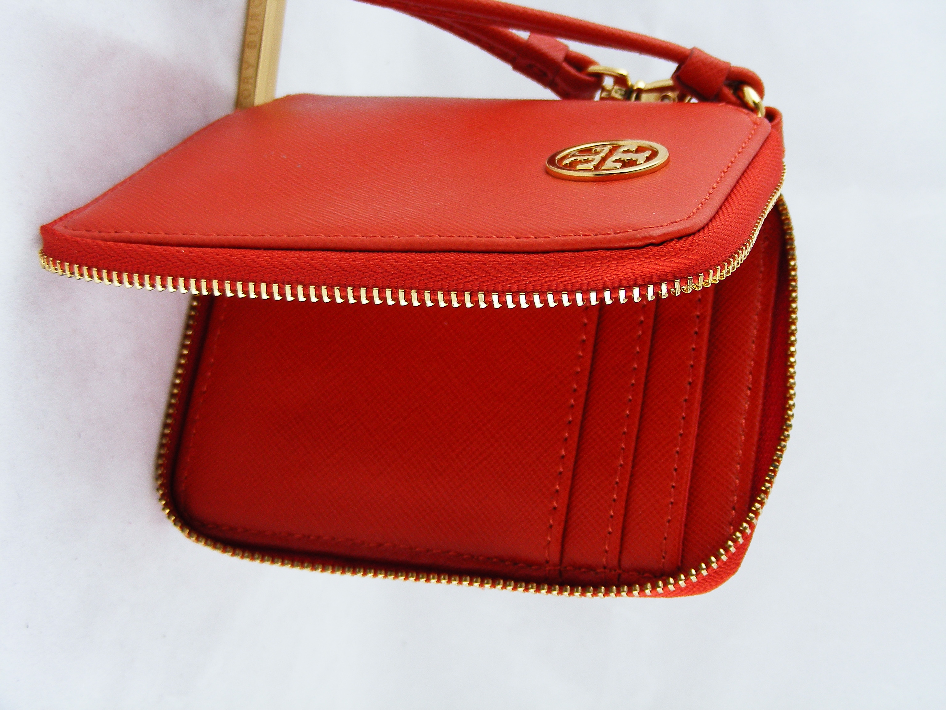 Tory Burch Orange Wristlet Wallet