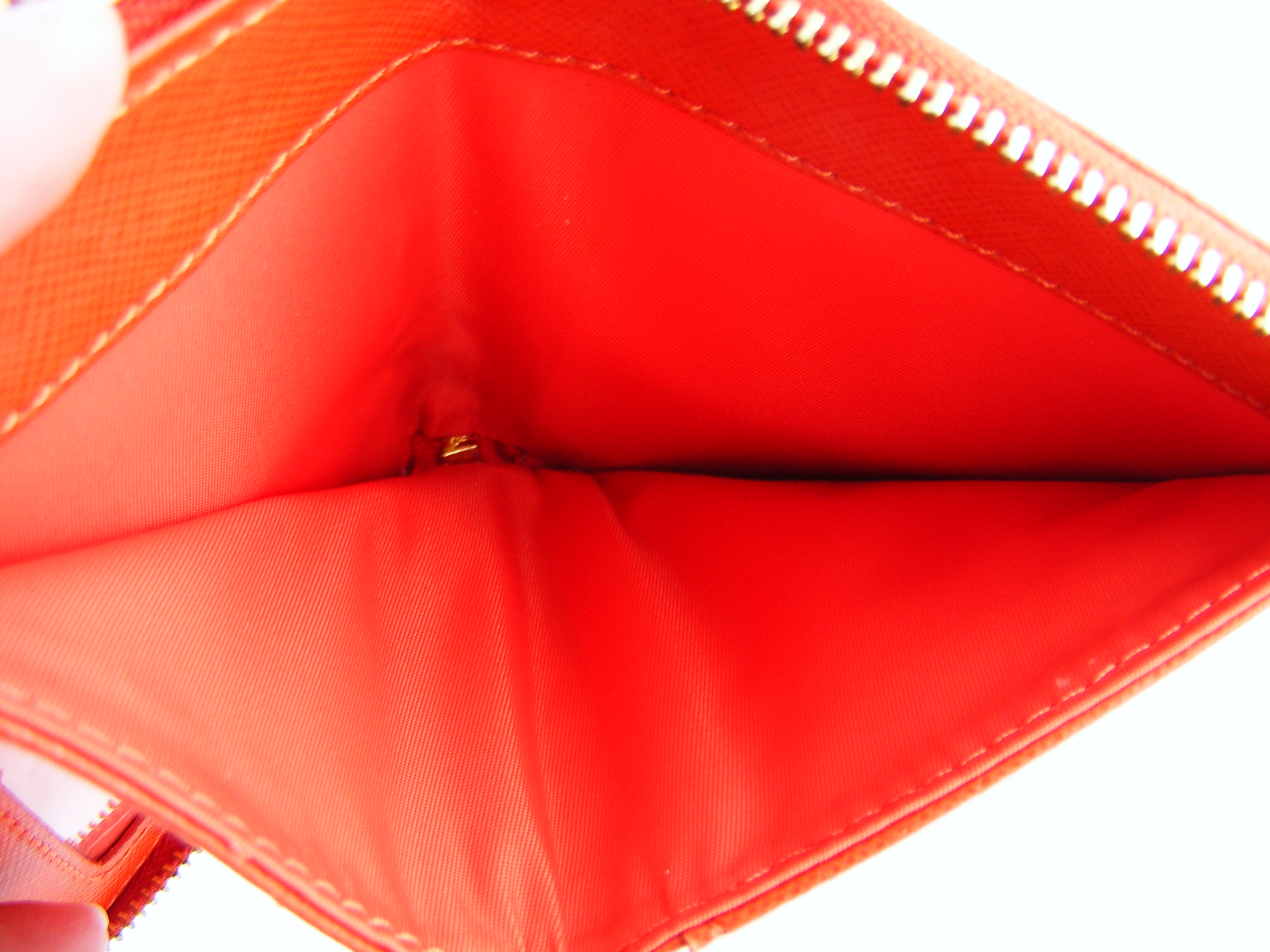 Tory Burch Orange Wristlet Wallet