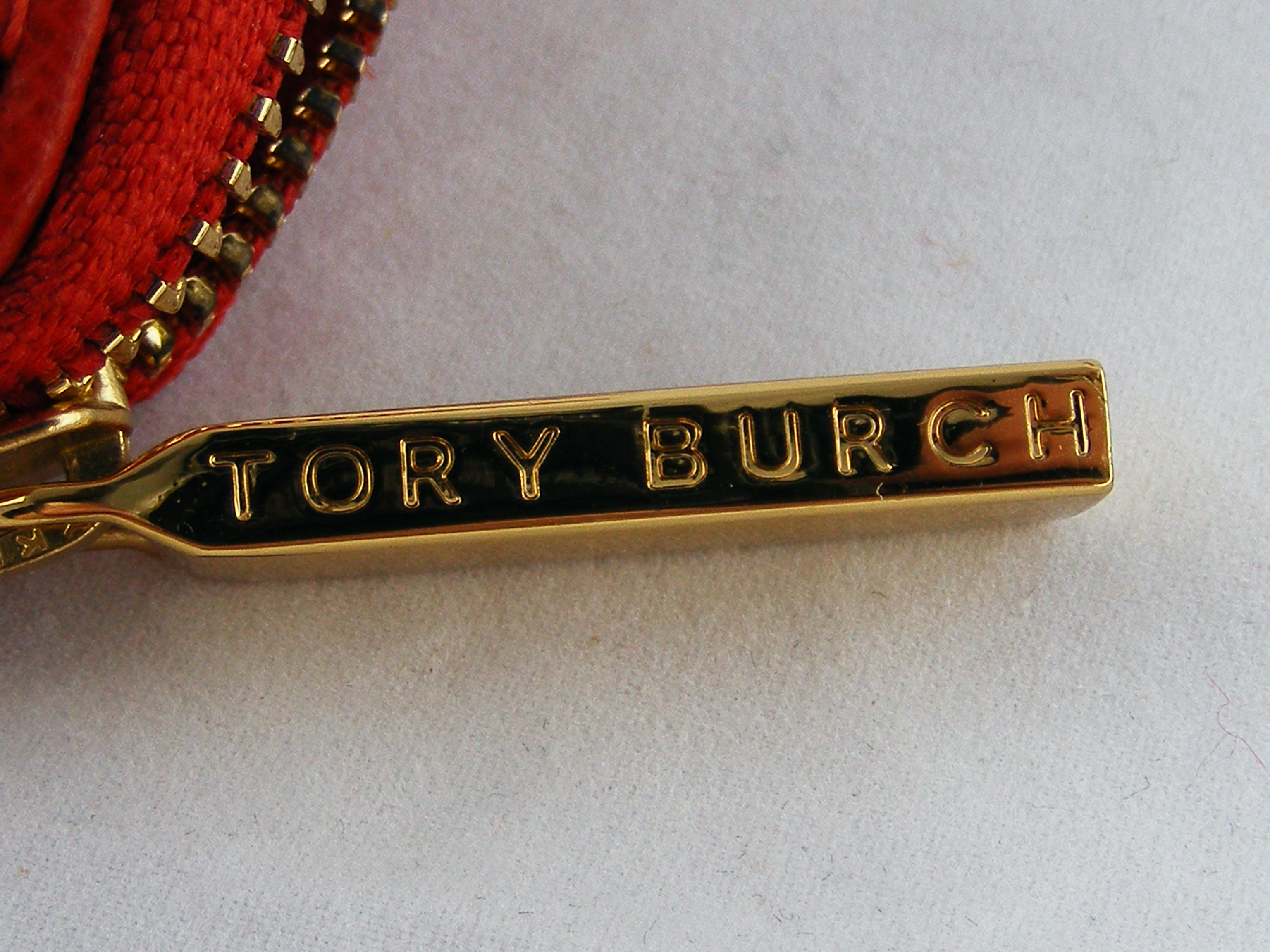 Tory Burch Orange Wristlet Wallet