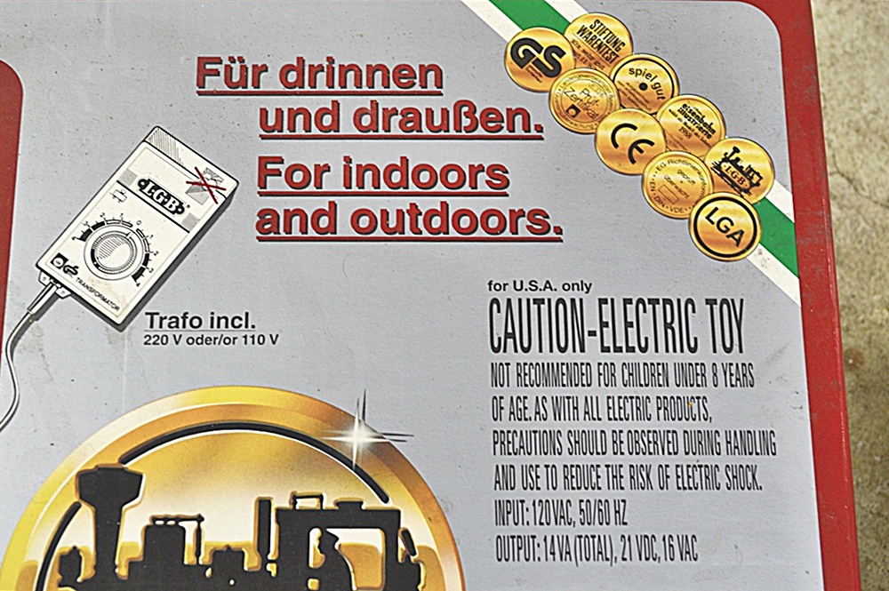 LGB Indoor/Outdoor Train Set Model #72412