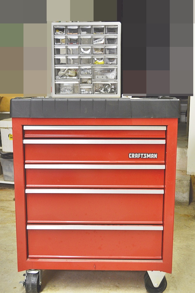 Craftsman 4-DrawerTool Caddy and Mini Nail/Screw Organizer