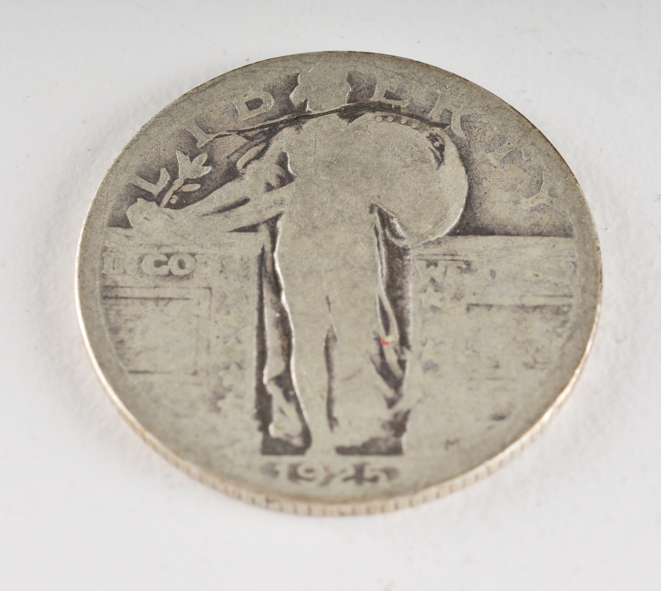 Group of (5) silver Standing Liberty quarters including the following: 1925, 1926, 1927, 1928 D, and 1928 S