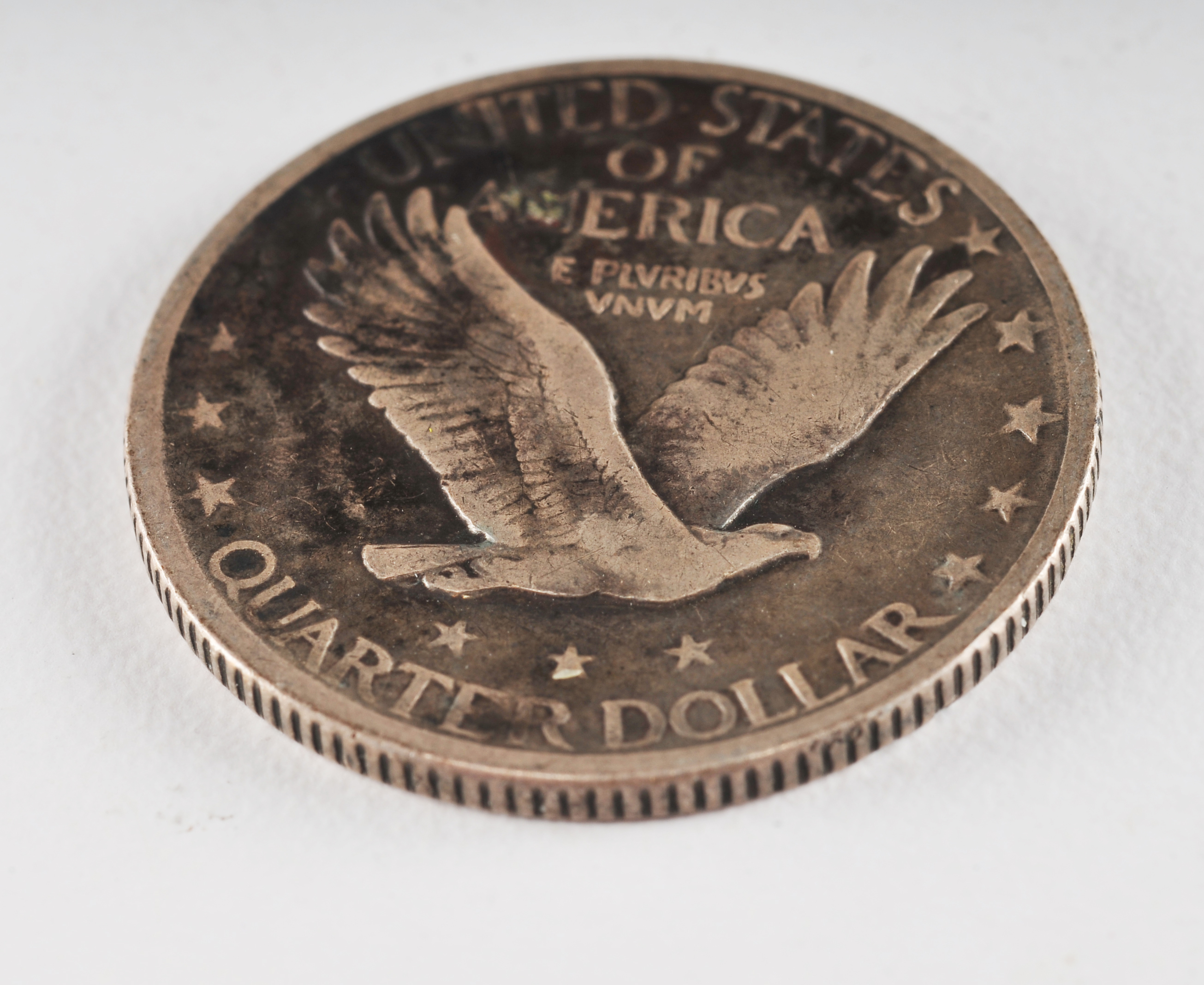 1917 S silver Barber quarter