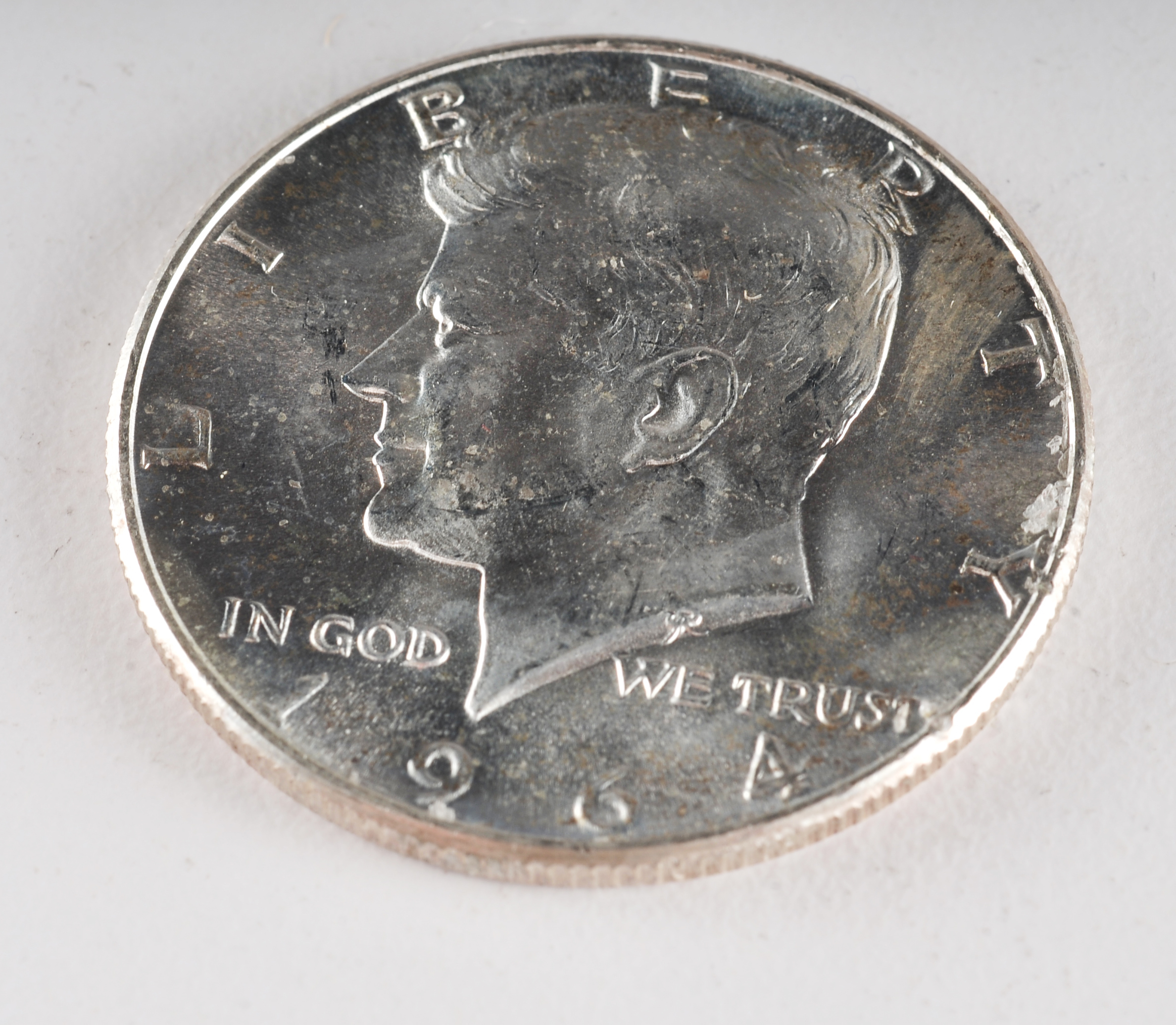 Group of (10) 1964 JFK silver half dollars