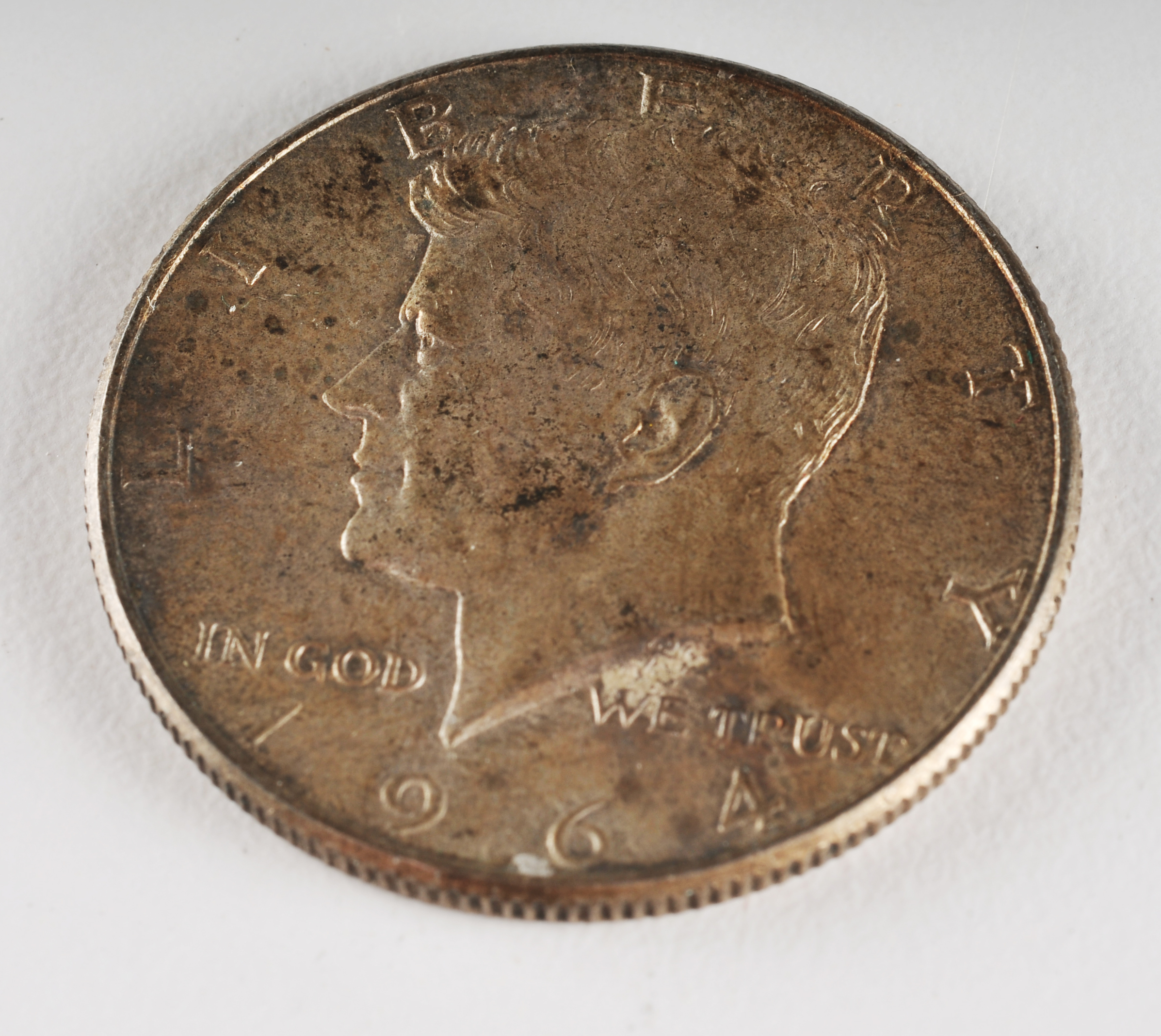 Group of (10) 1964 JFK silver half dollars