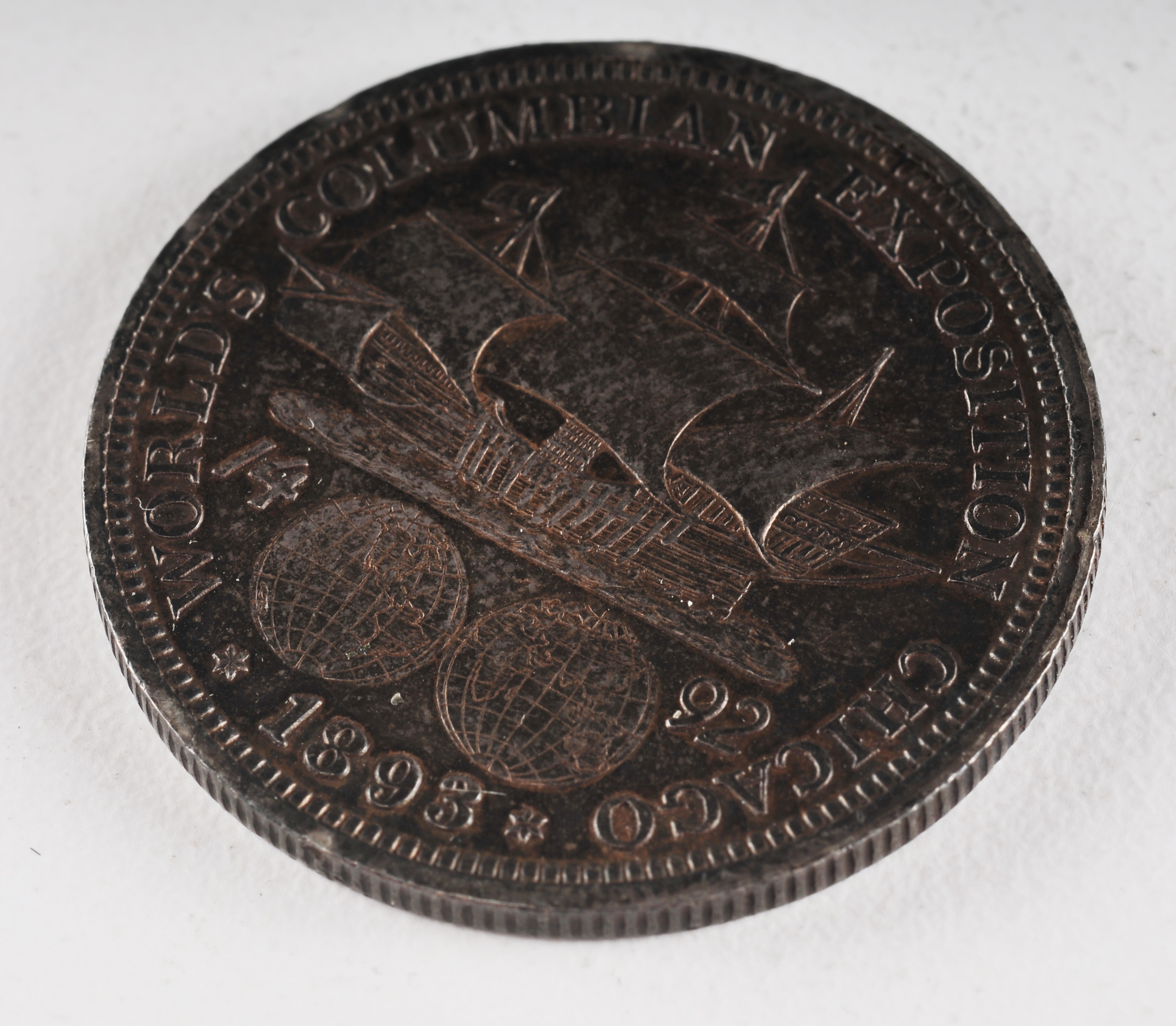 1892 and 1893 Columbian exposition silver half dollar commemorative coins