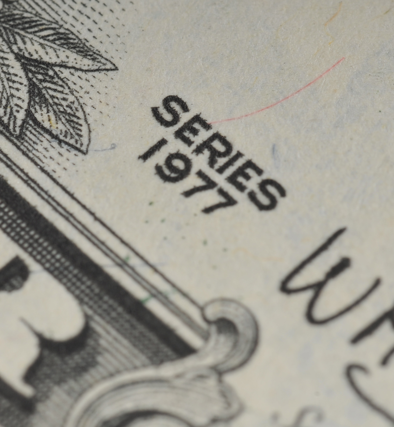 Group of (25) 1977 Green seal one dollar federal reserve notes with consecutive serial numbers