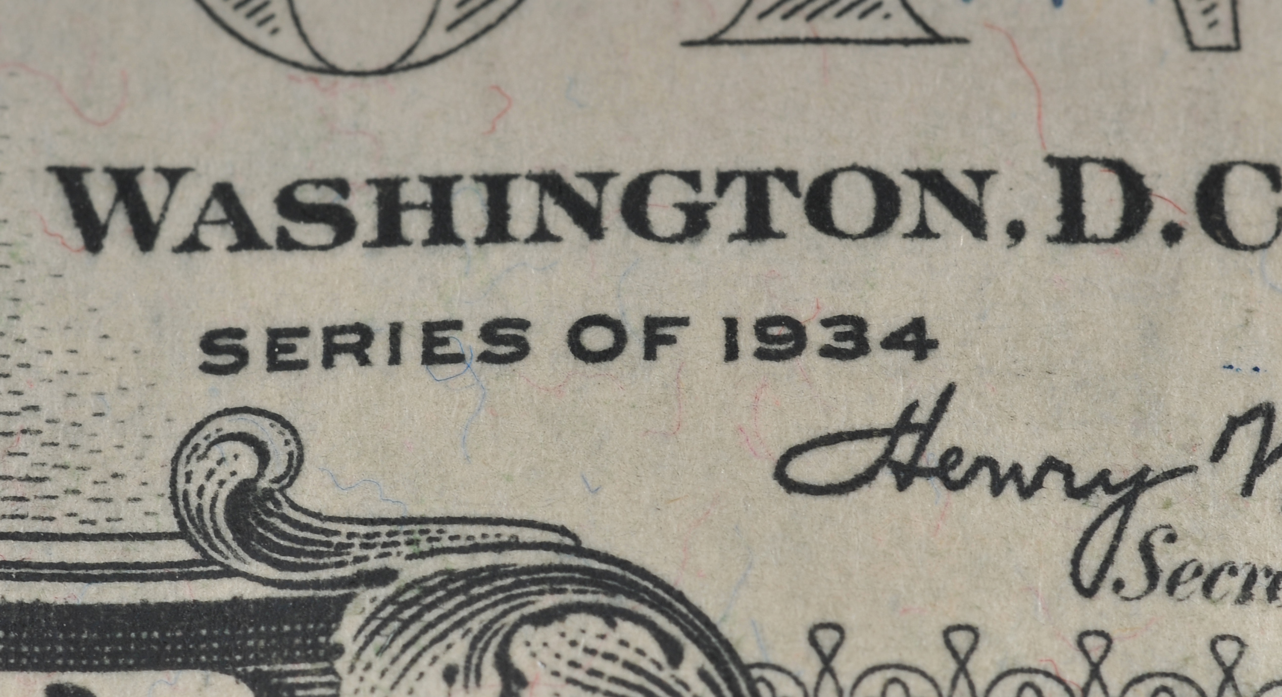 Group of (4) 1934 Blue seal one dollar silver certificates