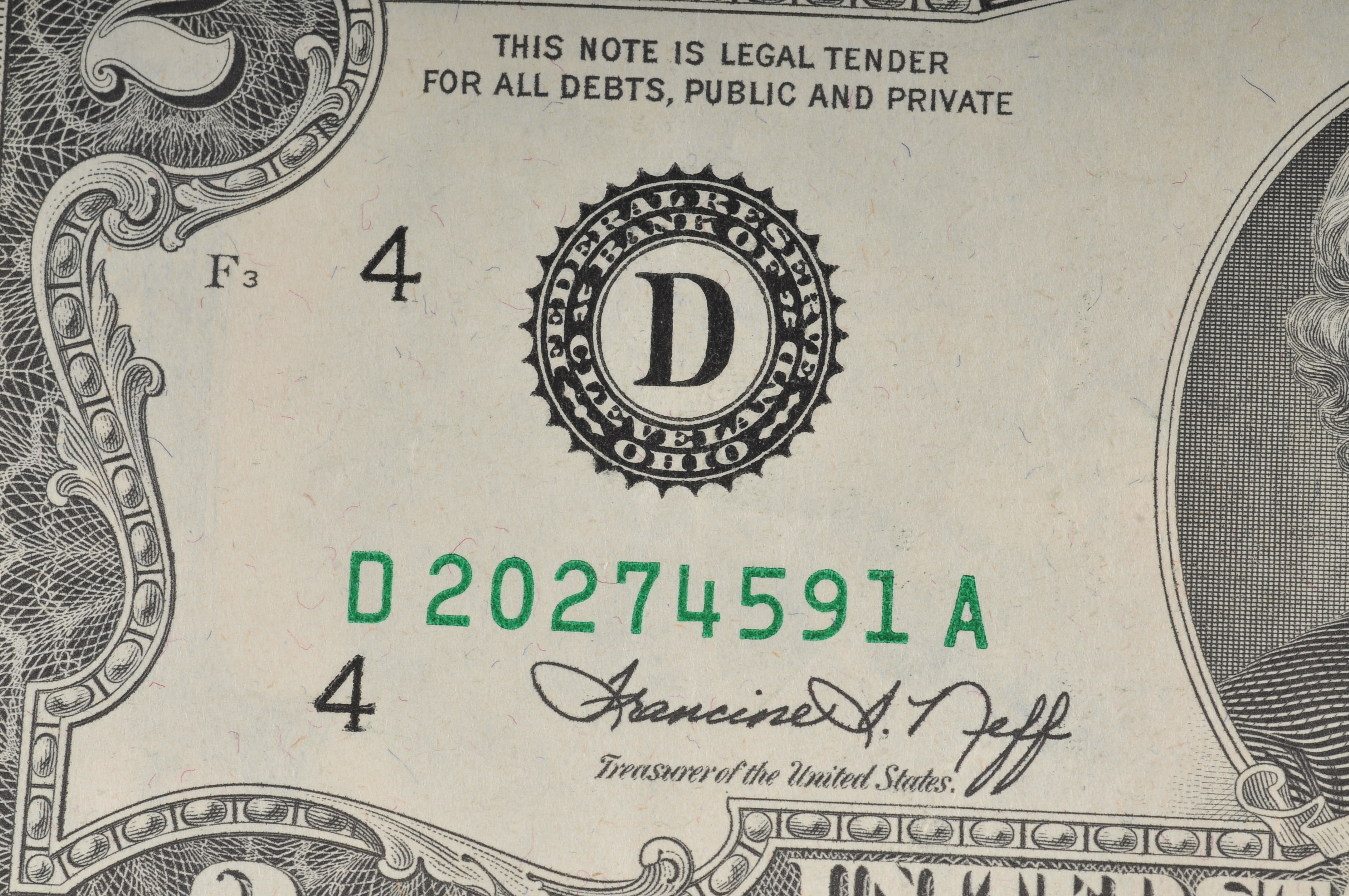 Group of (10) green seal 1976 Bicentennial Two dollar bills