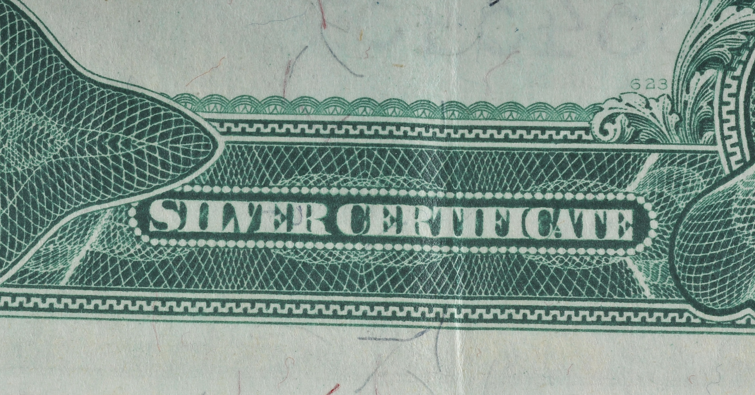 1899 Blue Seal Two Dollar silver certificate