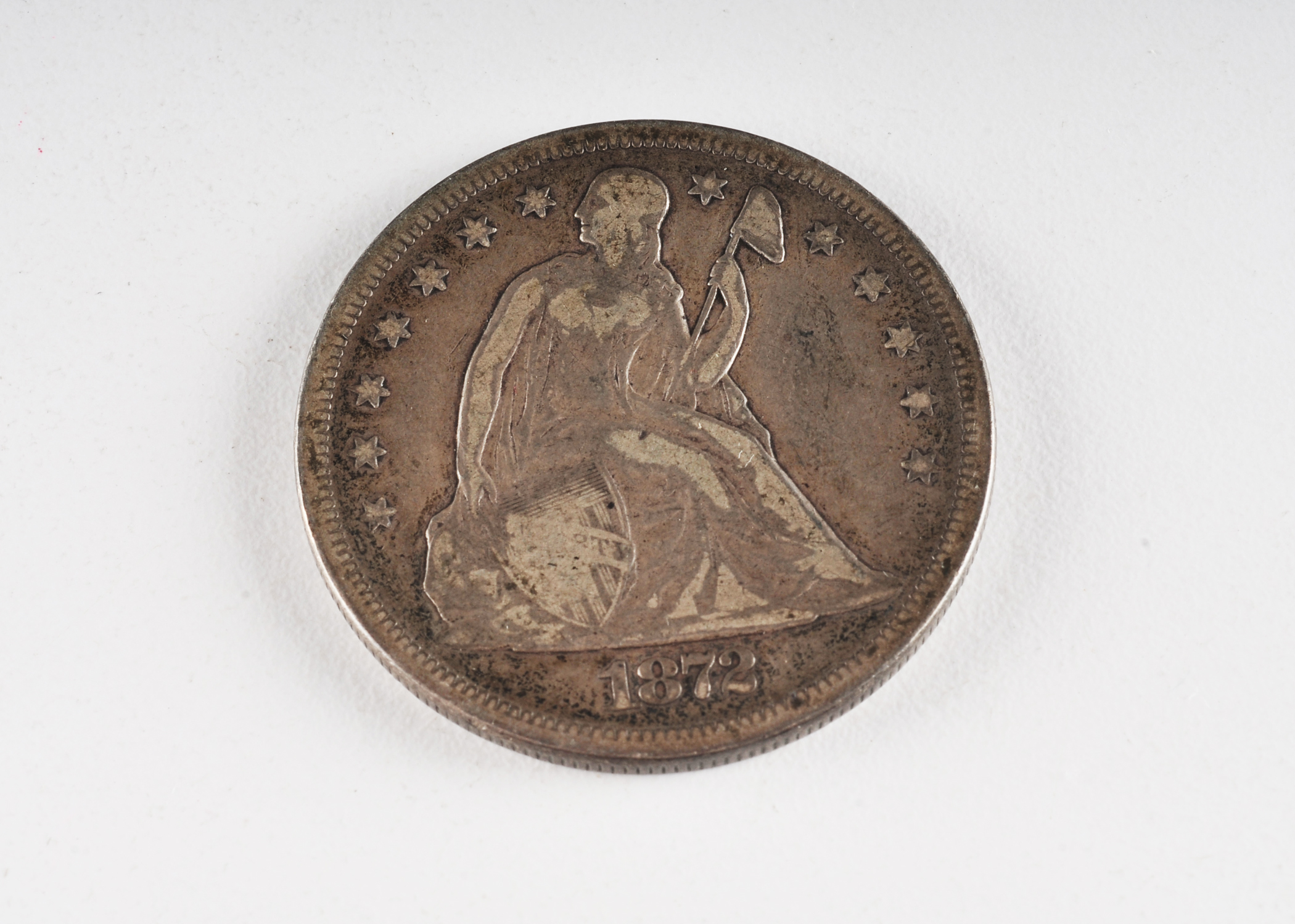 1872 Liberty Seated silver dollar