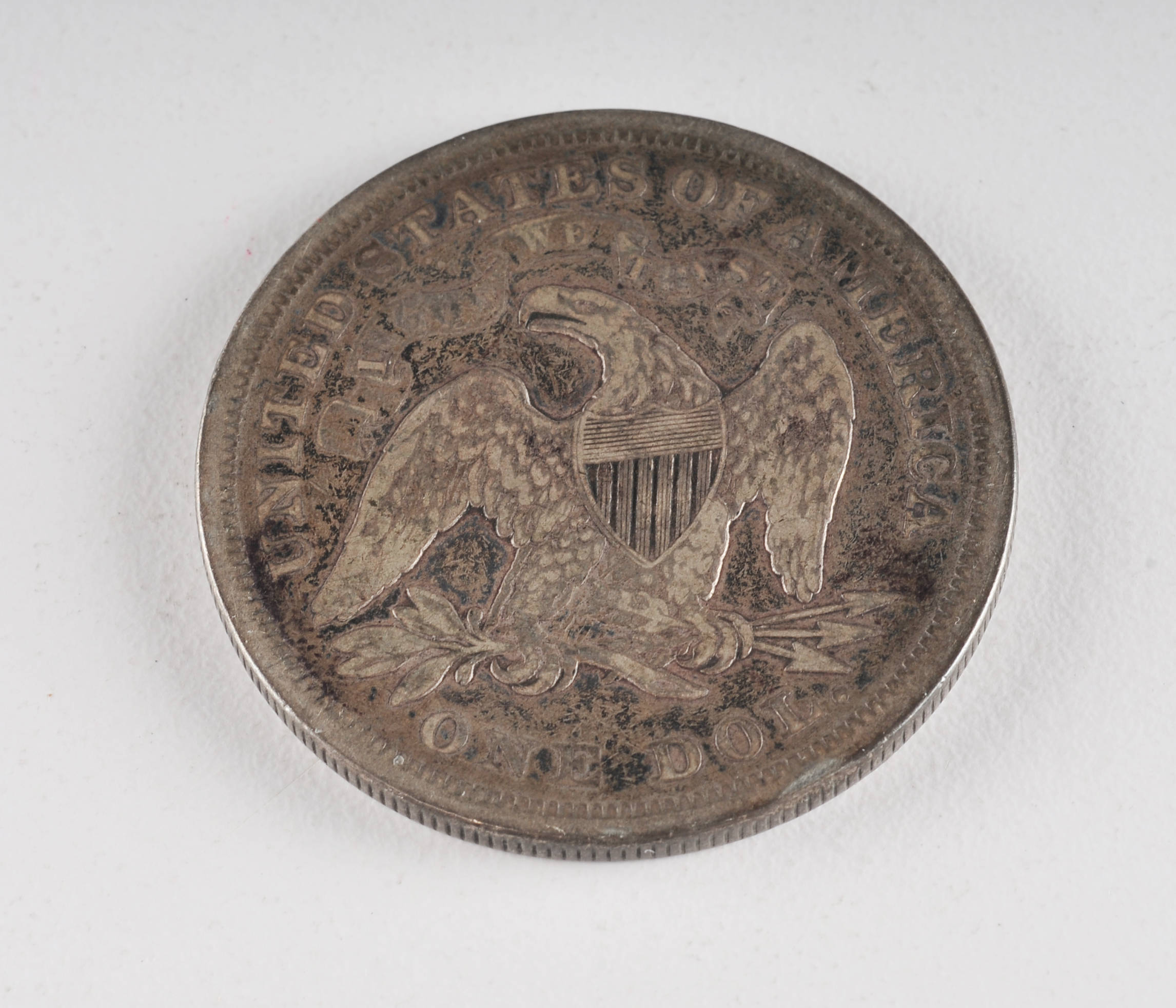 1872 Liberty Seated silver dollar
