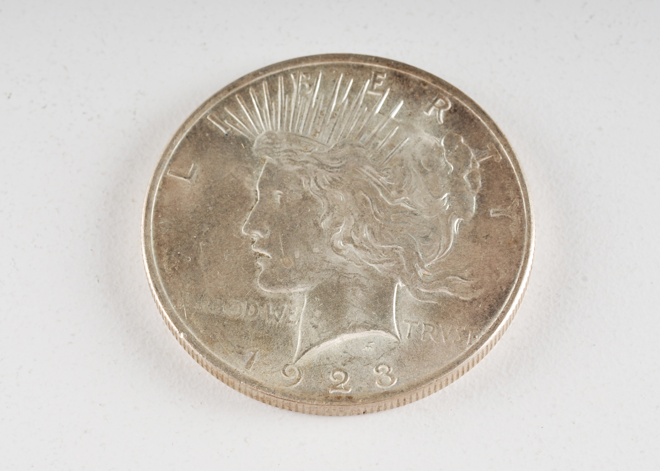1923 Peace silver dollar