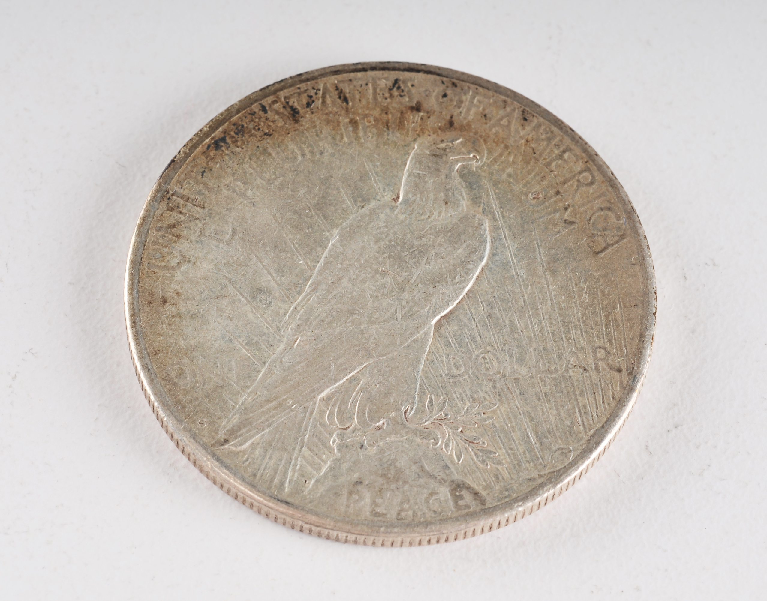 1922 S Peace silver dollar