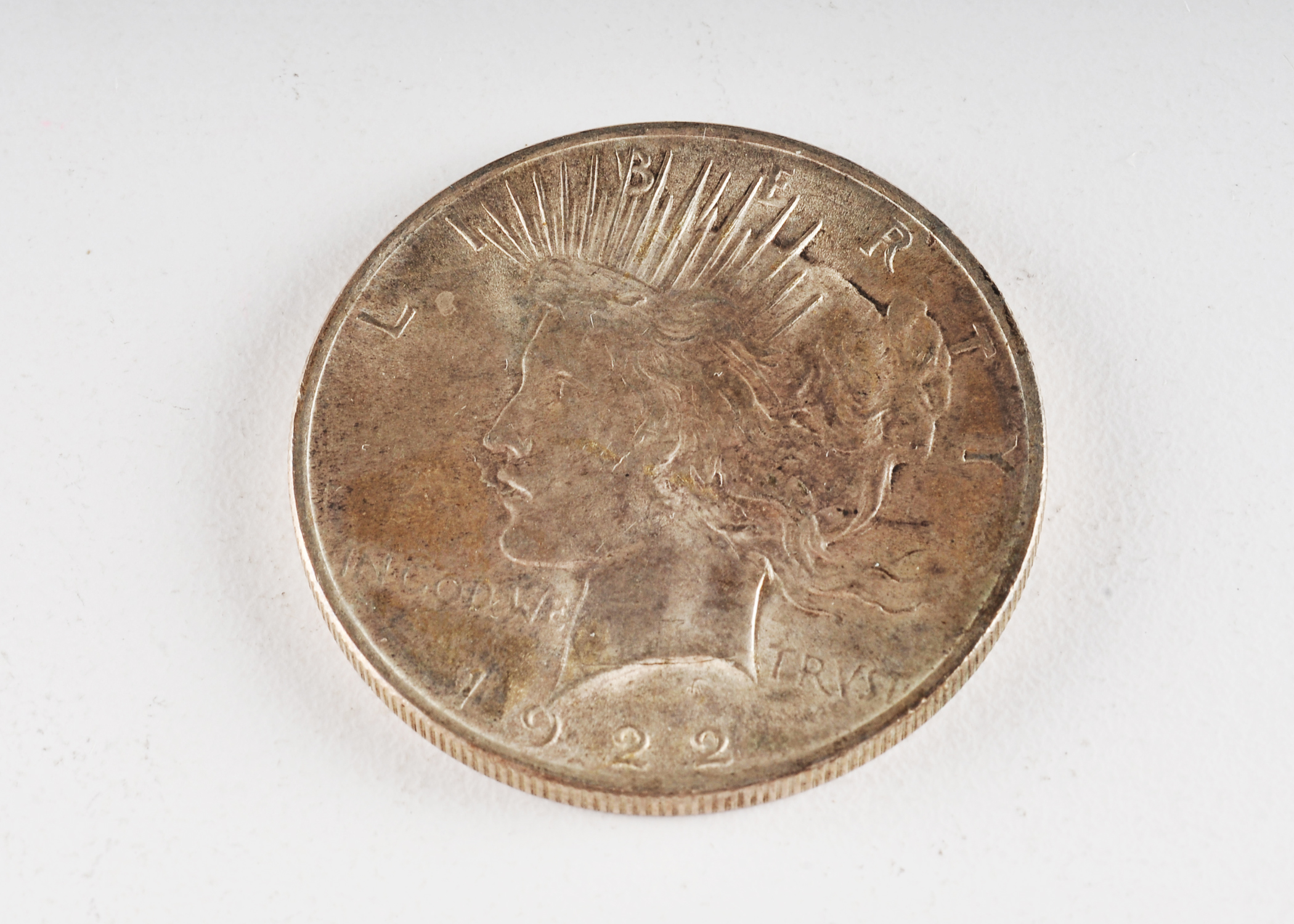 1922 Peace silver dollar
